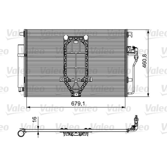 812502 Condenser, air conditioning