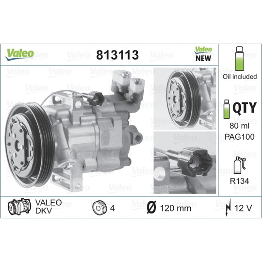 813113 Compressor, air conditioning