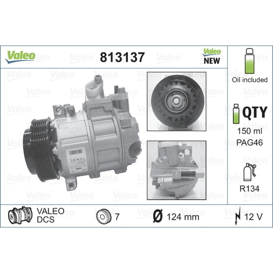813137 Compressor, air conditioning