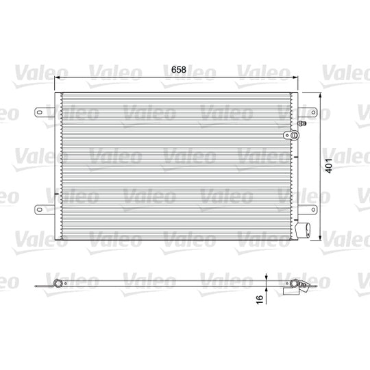 814004 Condenser, air conditioning