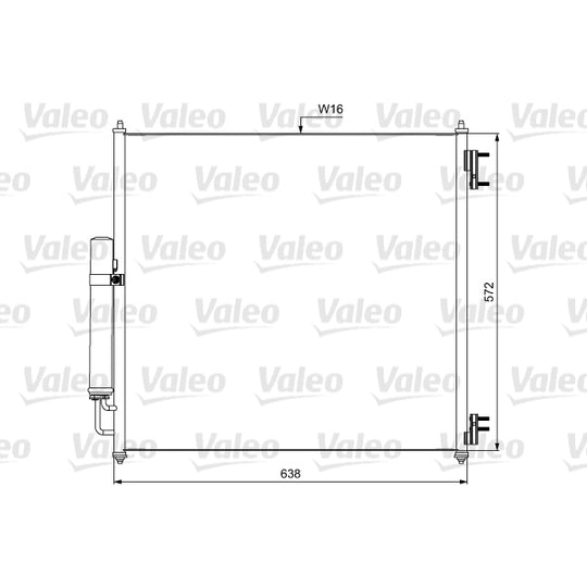 814053 Condenser, air conditioning