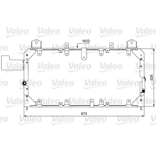 814062 Condenser, air conditioning