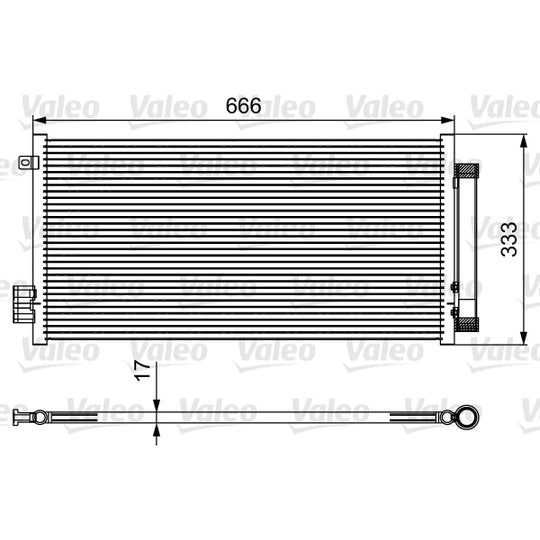 814111 Condenser, air conditioning