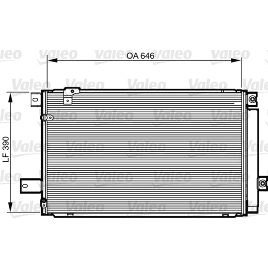 814213 Condenser, air conditioning