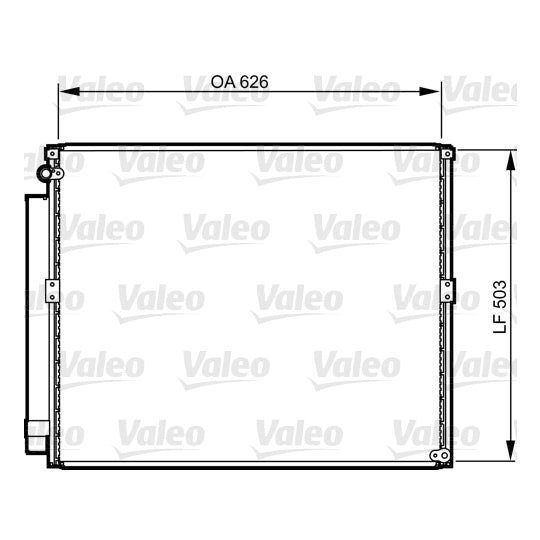814236 Condenser, air conditioning