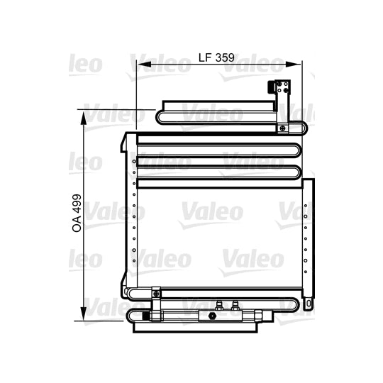 814288 Condenser, air conditioning