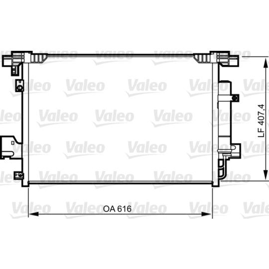 814315 Condenser, air conditioning