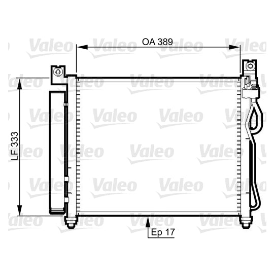 814346 Condenser, air conditioning