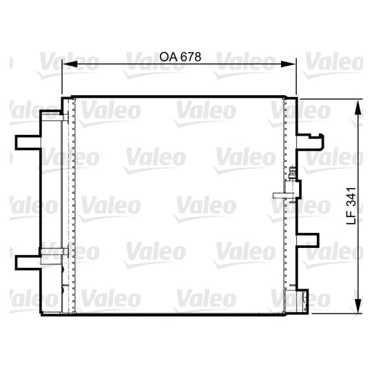 814370 Condenser, air conditioning