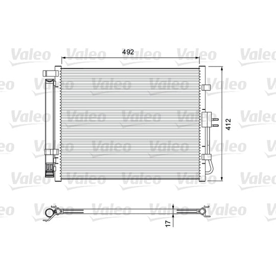814402 Condenser, air conditioning