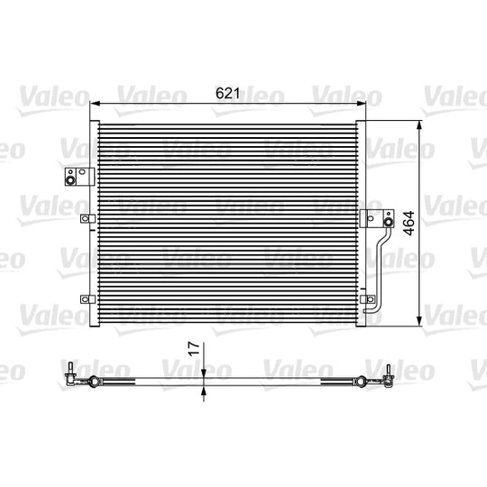 814441 Condenser, air conditioning