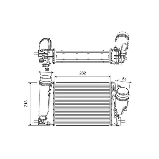 816759 Intercooler, charger