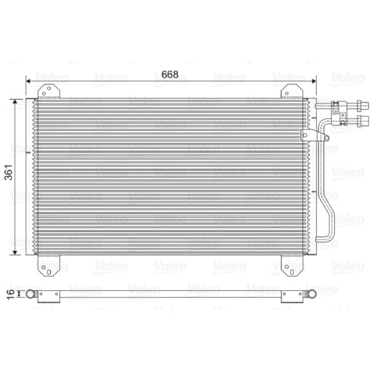 816891 Condenser, air conditioning