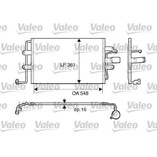 817427 Condenser, air conditioning