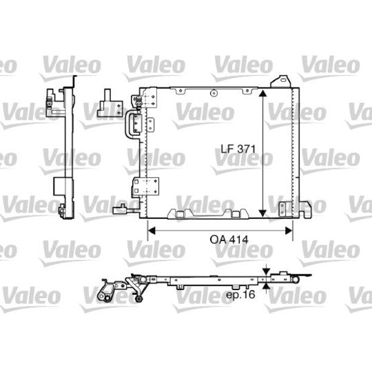 817506 Condenser, air conditioning