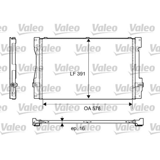 817675 Condenser, air conditioning