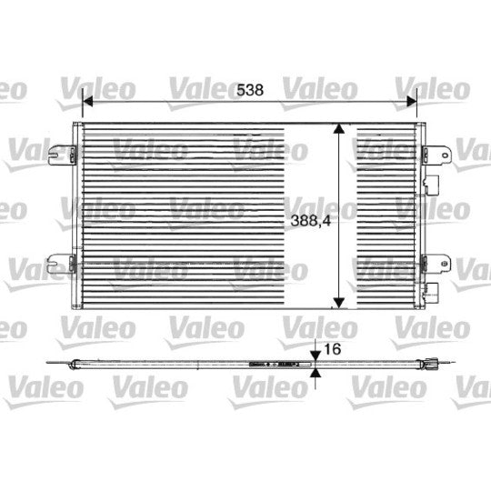 817701 Condenser, air conditioning