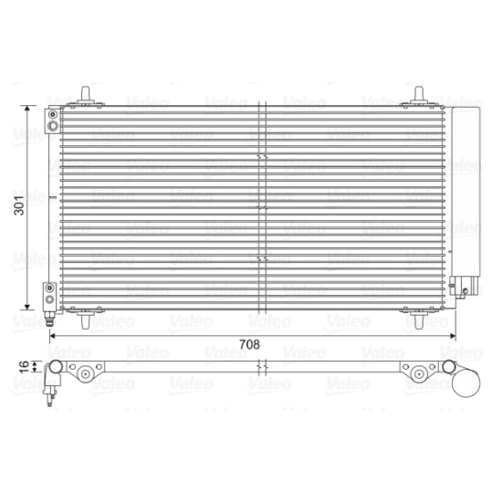 817740 Condenser, air conditioning