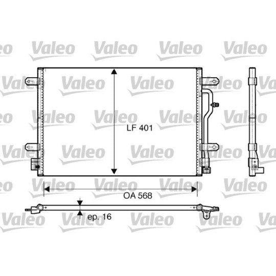 817741 Condenser, air conditioning