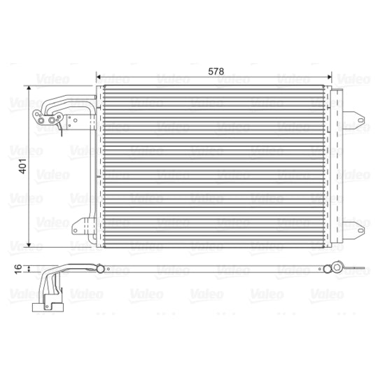 817777 Condenser, air conditioning