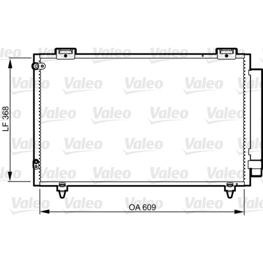 817805 Condenser, air conditioning