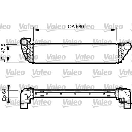 817828 Intercooler, charger