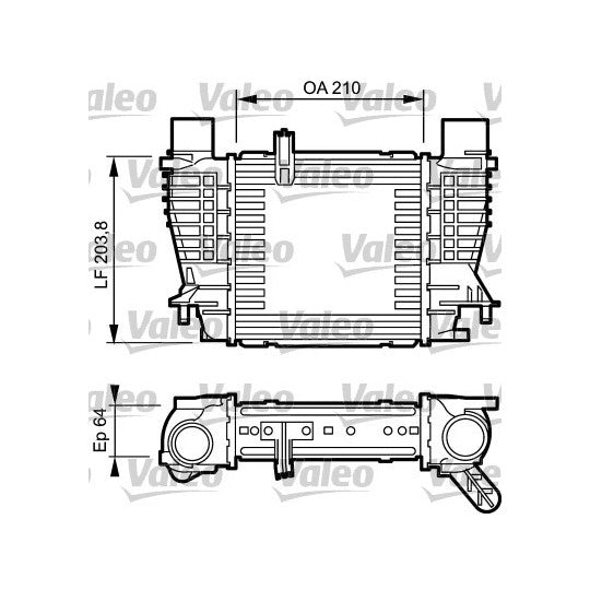 817999 Intercooler, charger