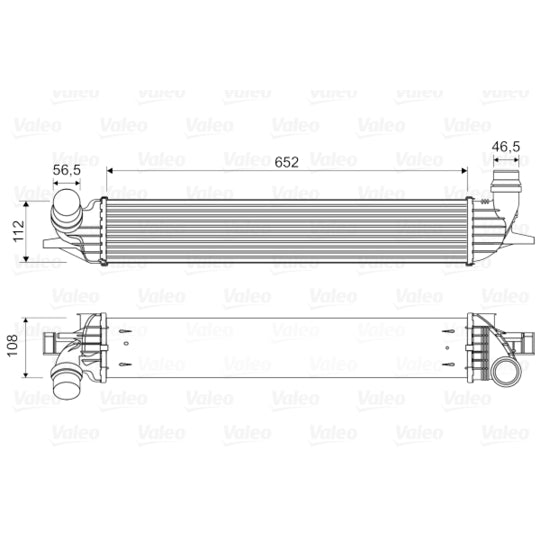 818330 Intercooler, charger