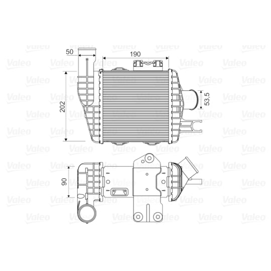 818349 Intercooler, charger