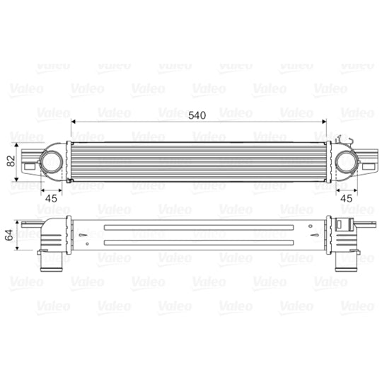818545 Intercooler, charger