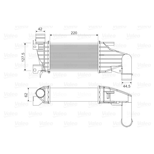 818555 Intercooler, charger