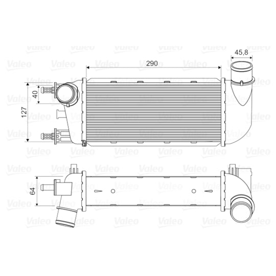 818582 Intercooler, charger
