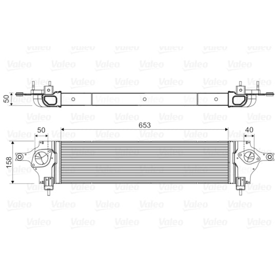 818589 Intercooler, charger