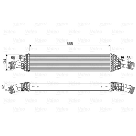 818601 Intercooler, charger