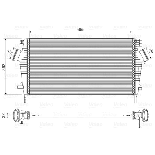 818603 Intercooler, charger