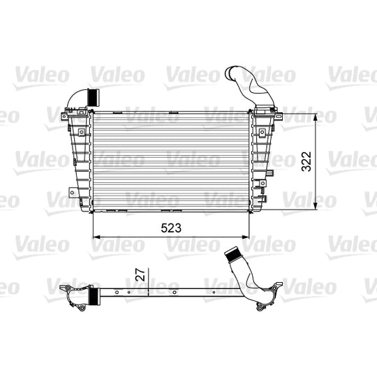 818615 Intercooler, charger