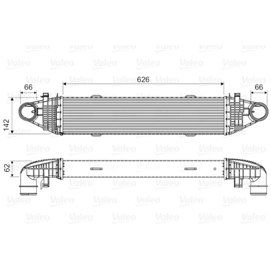 818617 Intercooler, charger