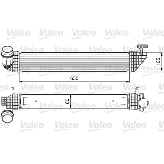 818636 Intercooler, charger