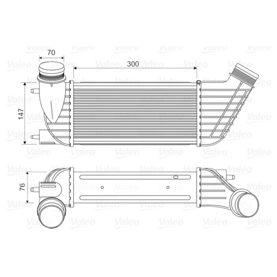 818651 Intercooler, charger