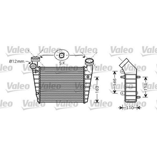 818720 Intercooler, charger