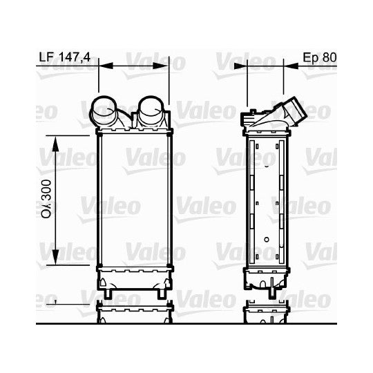 818837 Intercooler, charger
