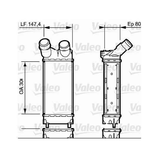 818866 Intercooler, charger