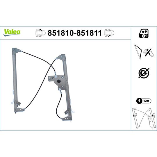 851810 Window Regulator