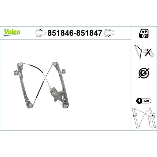 851846 Window Regulator