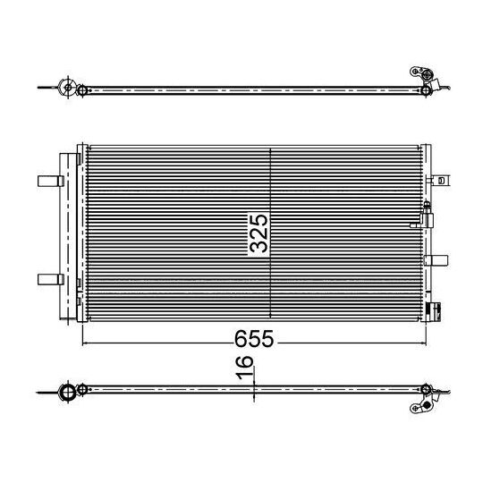 AC 2 000S Condenser, air conditioning