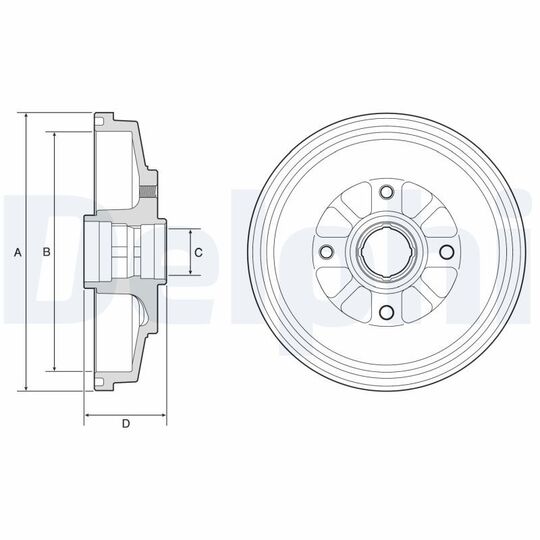 BF577 Brake Drum