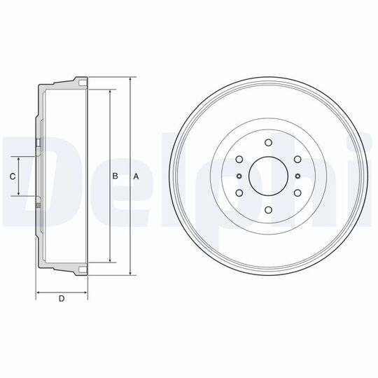 BF623 Brake Drum