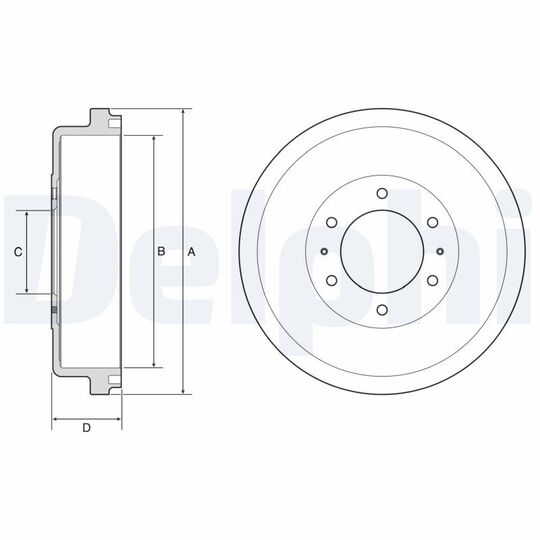 BF635 Brake Drum