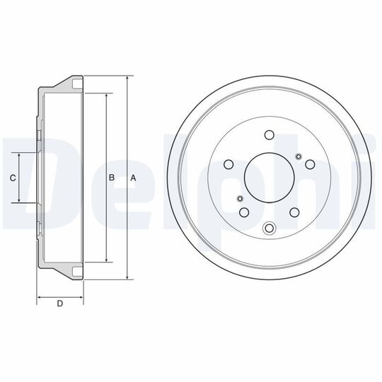 BF636 Brake Drum