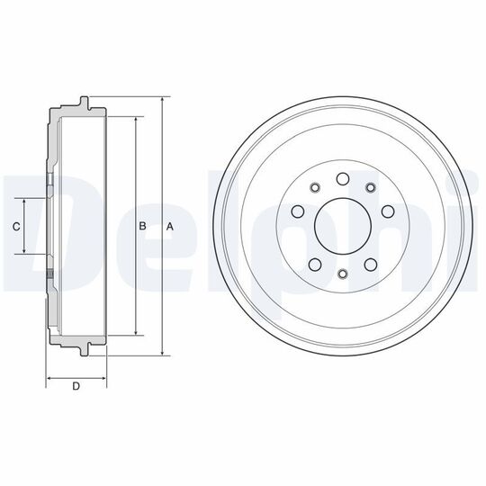 BF767 Brake Drum